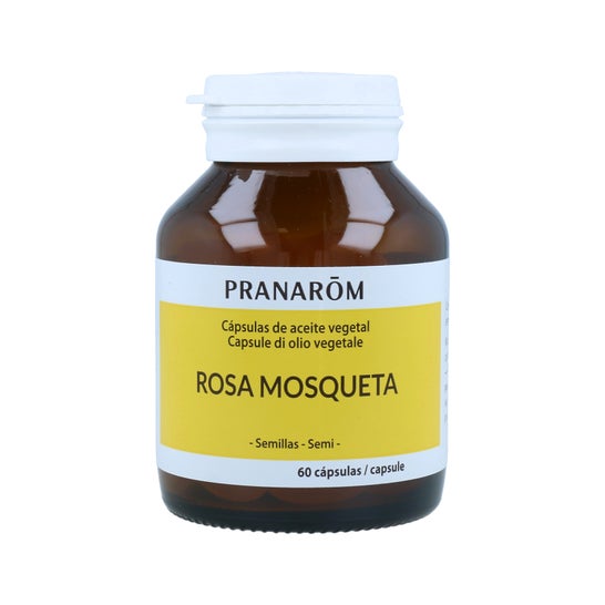 Pranarôm Rose Musquée Capsules d'Huile Végétale 60caps