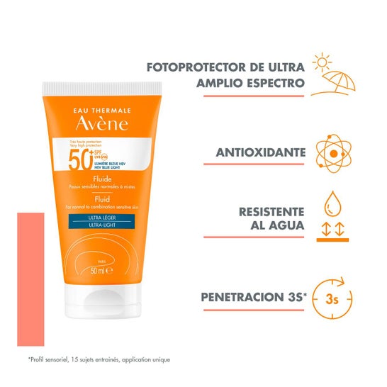 Avène Solaire Fluide SPF50+ Ultra-Léger 50ml