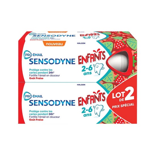 Sensodyne Pack Pro-Email Dentifrice Enfant 2-6 Ans 2x50 ml
