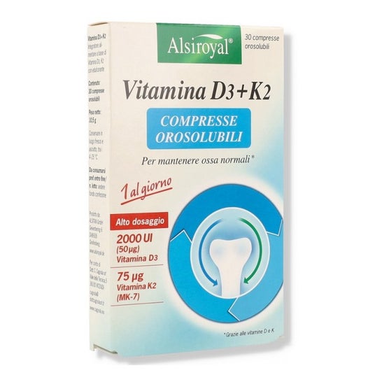 Alsiroyal Vitamine D3+K2 30comp