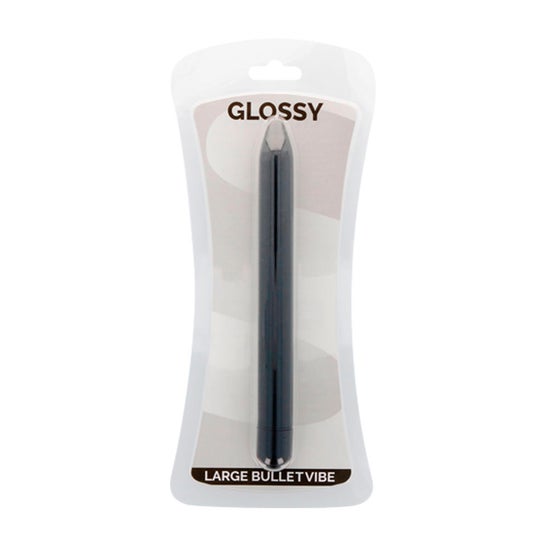 Glossy Slim vibrator noir