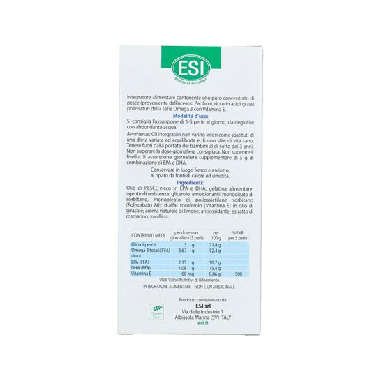 ESI Omega 3 Extra Pure 120 Perles