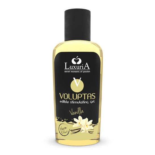 Luxuria Voluptas Gel de Massage Comestible Effet Réchauffant Vanille 100ml