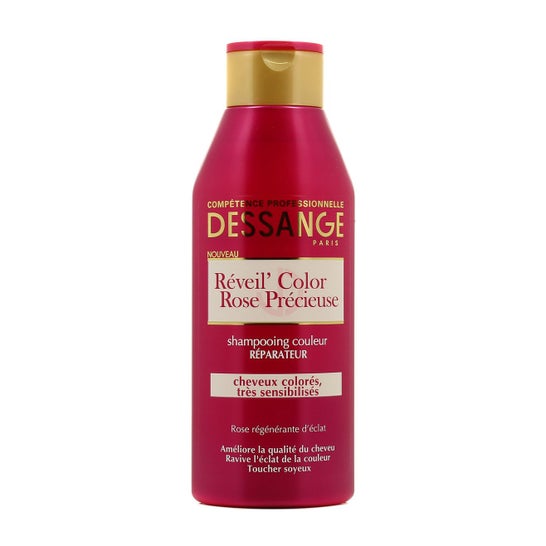 Dessange Shampooing Réveil Color Rose Précieuse 250ml