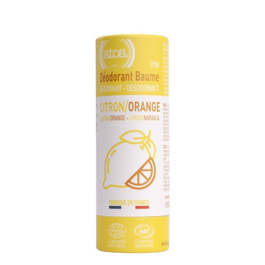Osma Atoa Déodorant Baume Citron Orange 100g