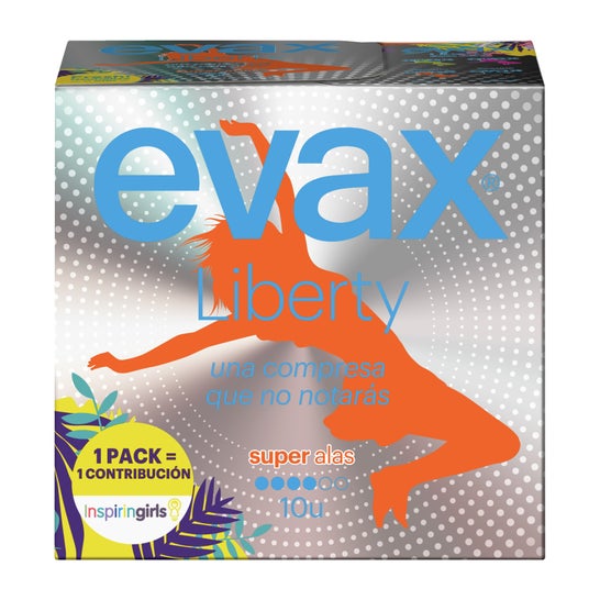 Evax Liberty super pads avec ailes 10 Unités