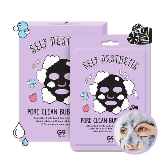 G9 Skin Self Aesthetic Pore Clean Bubble Mask 1 Unité