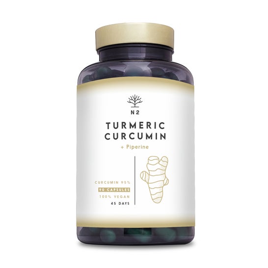 N2 Natural Nutrition Curcuma Piperine 90 Gélules