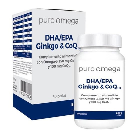 Puro Omega DHA EPA Ginkgo & CoQ10 60 Gélules