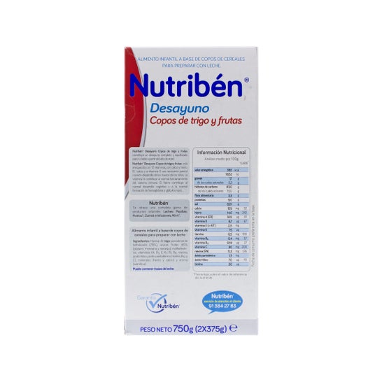 Nutribén™ flocons de blé petit-déjeuner avec fruits 750g