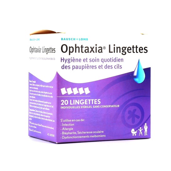 Ophtaxia Boite De 20 Lingettes Striles