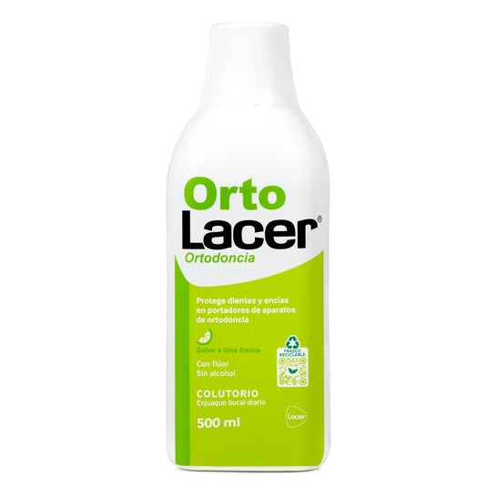 OrtoLacer Bain de Bouche Citron Vert 500 ml