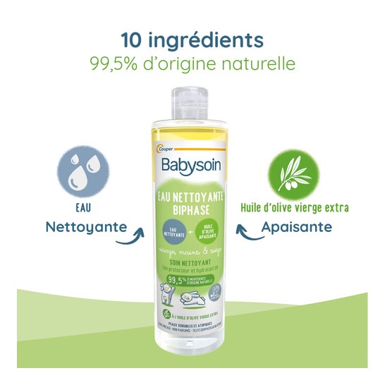 Babysoin Eau Nettoyante Biphase 400ml