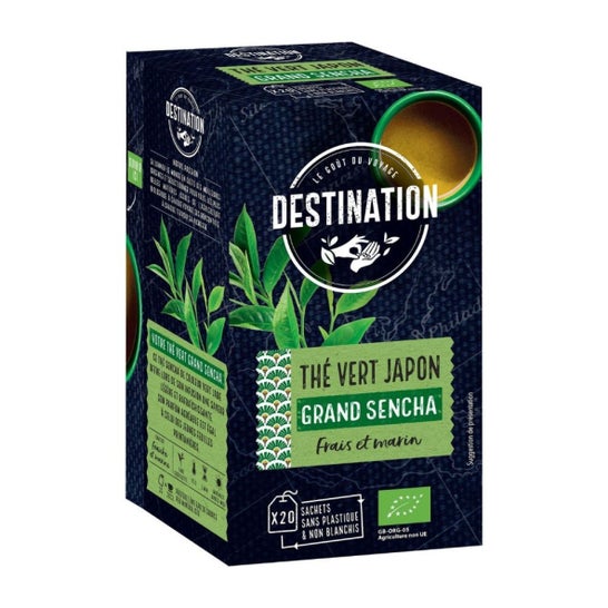 Destination Thé Vert Japon Grand Sencha Sachets 20x2g