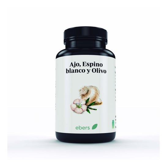 Ebers Ail Aubépine et Olive 60 Gélules