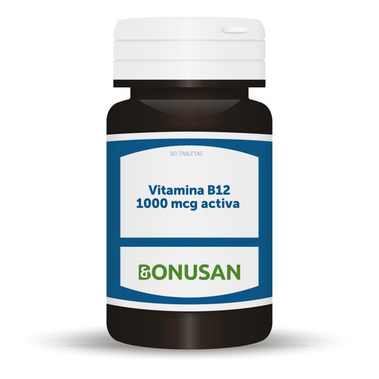 Bonusan Vitamine B12 1000mcg Actif 90 Comprimés Sublingues