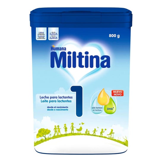 Miltina 1 Lait pour nourrissons 800g Miltina 1 Lait pour nourrissons 800g