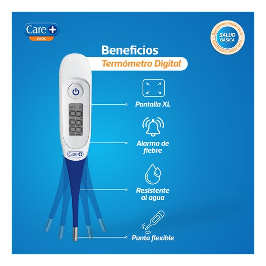 Care+ Thermomètre À Embout Rigide