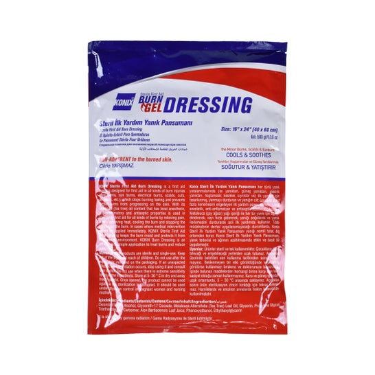 Konix Pansement pour Brûlures Burn Dressing 40x60 cm 1 ud