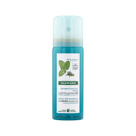 Klorane Champô Seco Detox com Menta Aquática 50ml