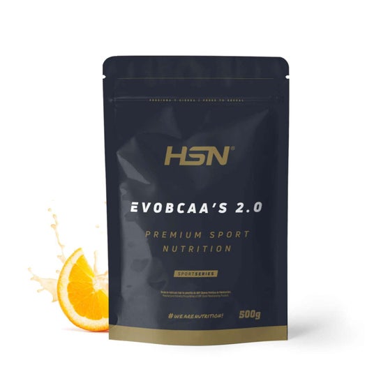 HSN EvoBCAA's 2.0 BCAA's 12:1:1 + Glutamina Naranja 500g