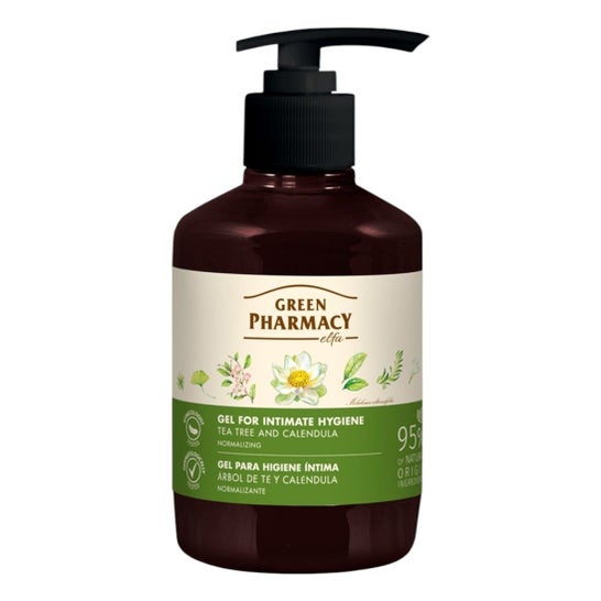 Green Pharmacy Gel Hygiène Intime Arbre à Thé Calendula 370 ml