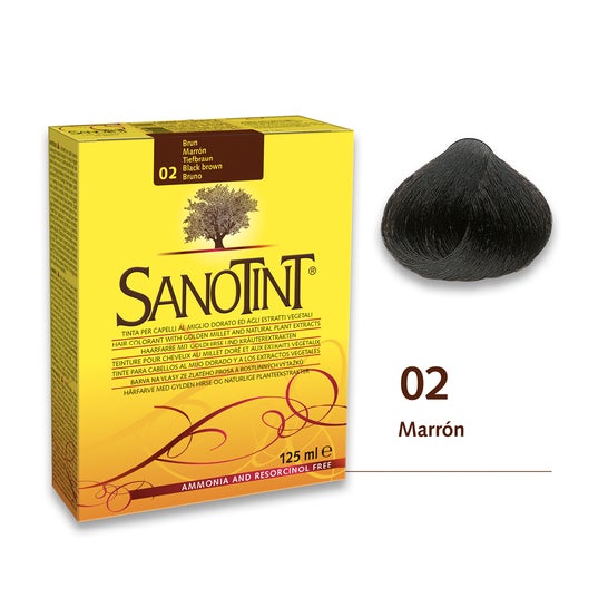 Santiveri Sanotint nº02 brun foncé 125ml