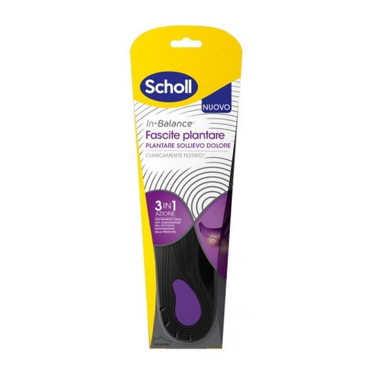 Scholl In-Balance Fasciite Taille S 1 Paire