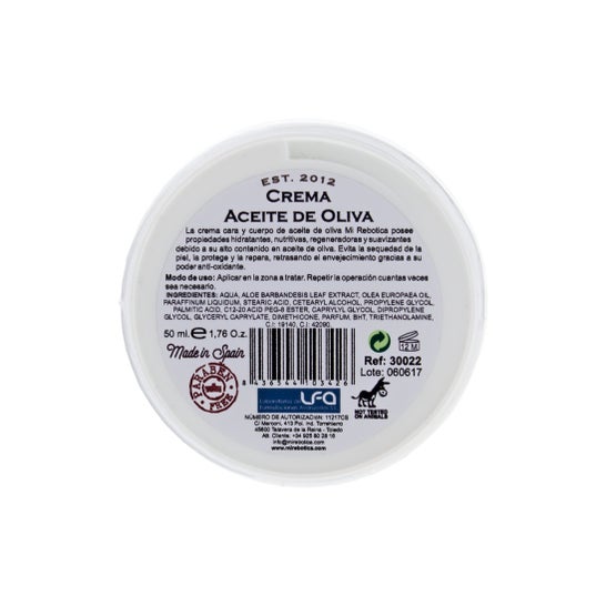 My Rebotica Mimes Crème visage et corps Huile d'olive 50 ml