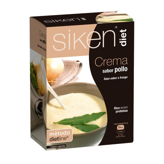 Siken Diet crème de poulet à la crème 7 sachets