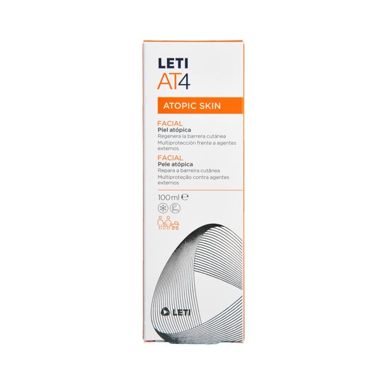 LetiAT4 Atopic Skin Crème Visage 100ml