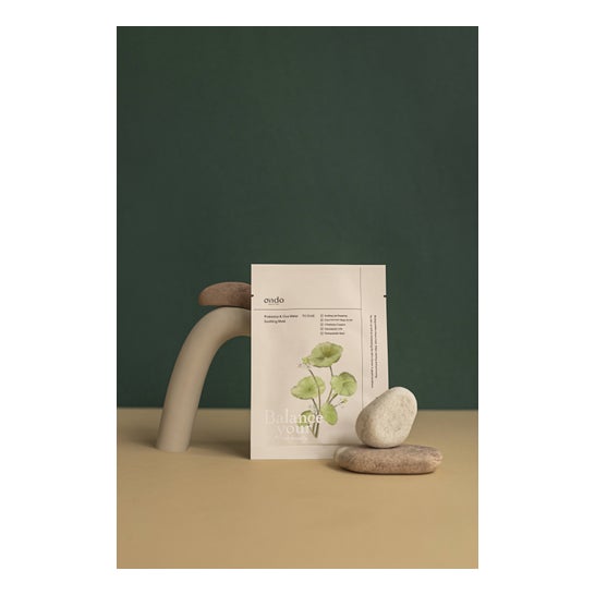 Ondo Beauty Masque apaisant aux prébiotiques et à l'eau de Cica