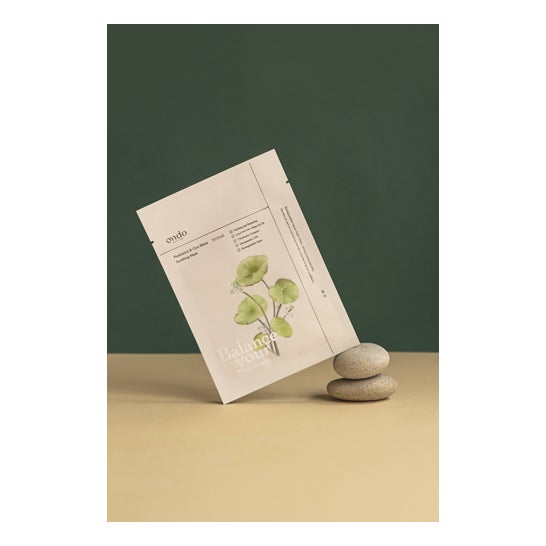 Ondo Beauty Masque apaisant aux prébiotiques et à l'eau de Cica
