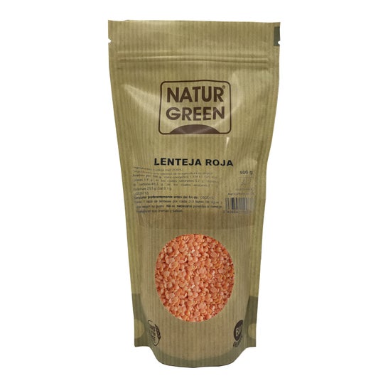 Naturgreen Organic Red Lentil 500g