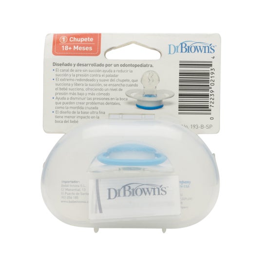 Tétine Dr Brown's Pacifier mamelon silicone Empêcher les dessins en couleur 1 pc