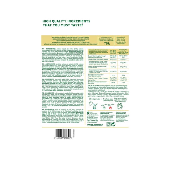 Gold Nutrition V-Protein Vanille 720 g