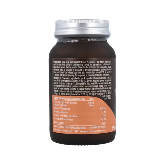 Hifas da Terra Mico Cord-Cordiceps 70 Gélules