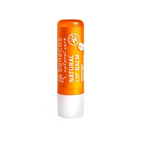 Benecos Cosmeticos Baume à Lèvres vegan Orange 48g