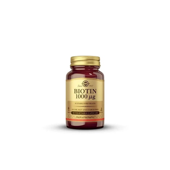 Solgar Biotine 1000Mcg (Vitamine B8) 50 gélules Végétales