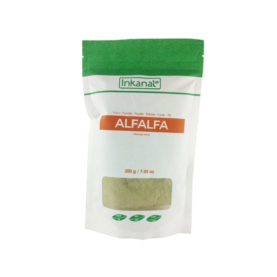 Inkanat Natural Alfalfa Polvo Vegano Non Gmo 200g