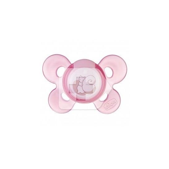 Tétine en silicone Chicco™ confort anatomique anatomique confort anatomique 0 M+ sucette en silicone rose