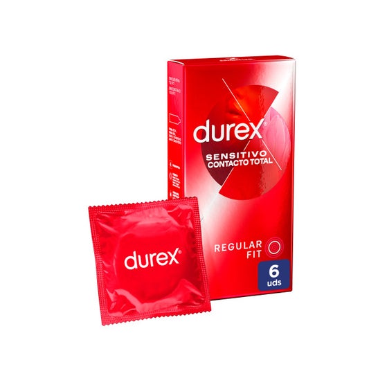 Durex™ Sensitivo Contacto Total preservativos Total preservativos 6uds