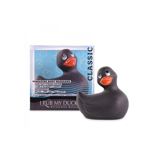 Big Teaze Toys I Rub My Duckie Classic Vibrator Black 1pc