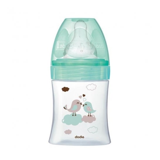 MAM Biberon Easy Start Anti-Colique (320 ml), biberon bébé idéal pour  l'allaitement mixte, tétine débit 3, base aérée anti-colique, Aqua :  : Bébé et Puériculture
