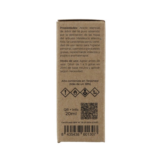 Huile d'arganier et de théier 100% pure 20ml