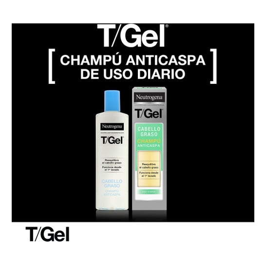 Neutrogena® T/Gel Shampooing Antipelliculaire Cheveux Gras 2x250ml