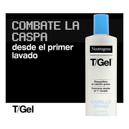 Neutrogena® T/Gel Shampooing Antipelliculaire Cheveux Gras 2x250ml