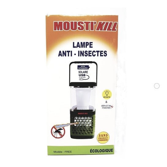 Mousti'Kill Free Lampe Anti-Insectes 1ut
