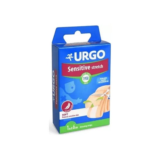 Urgo Sensitive Stretch Bande 1 M X 6 Cm