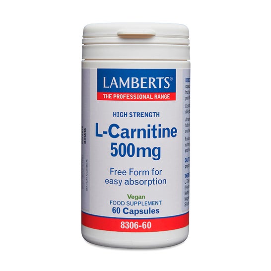 Lamberts L-Carnitine 500 Mg 60 Capsules